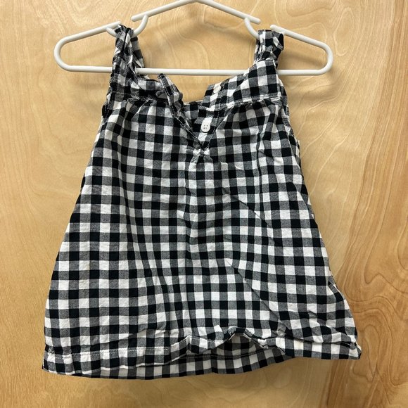 3T Girl's Checkered Tank-Top (Brand: Carter's) - Picture 2 of 3
